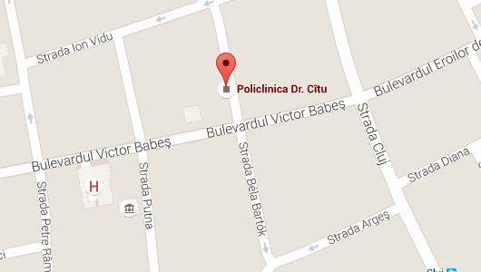 Localizare Policlina Dr. Cîtu